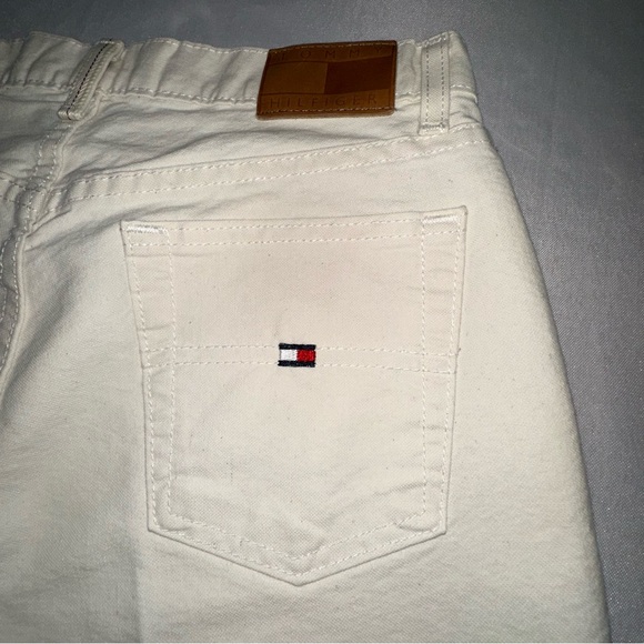 Tommy Hilfiger Vintage Cream With Red Stitching Boot Cut Slacks Womens Size 8 - Picture 7 of 11